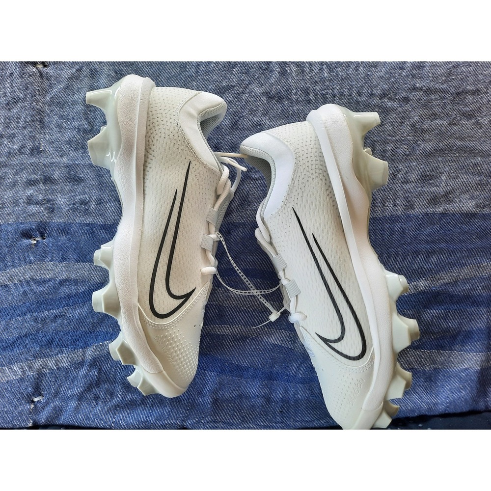 Nike Hyperdiamond 4 Keystone Womens Softball Cleats White Grey DC8990-102 Sz 8.5